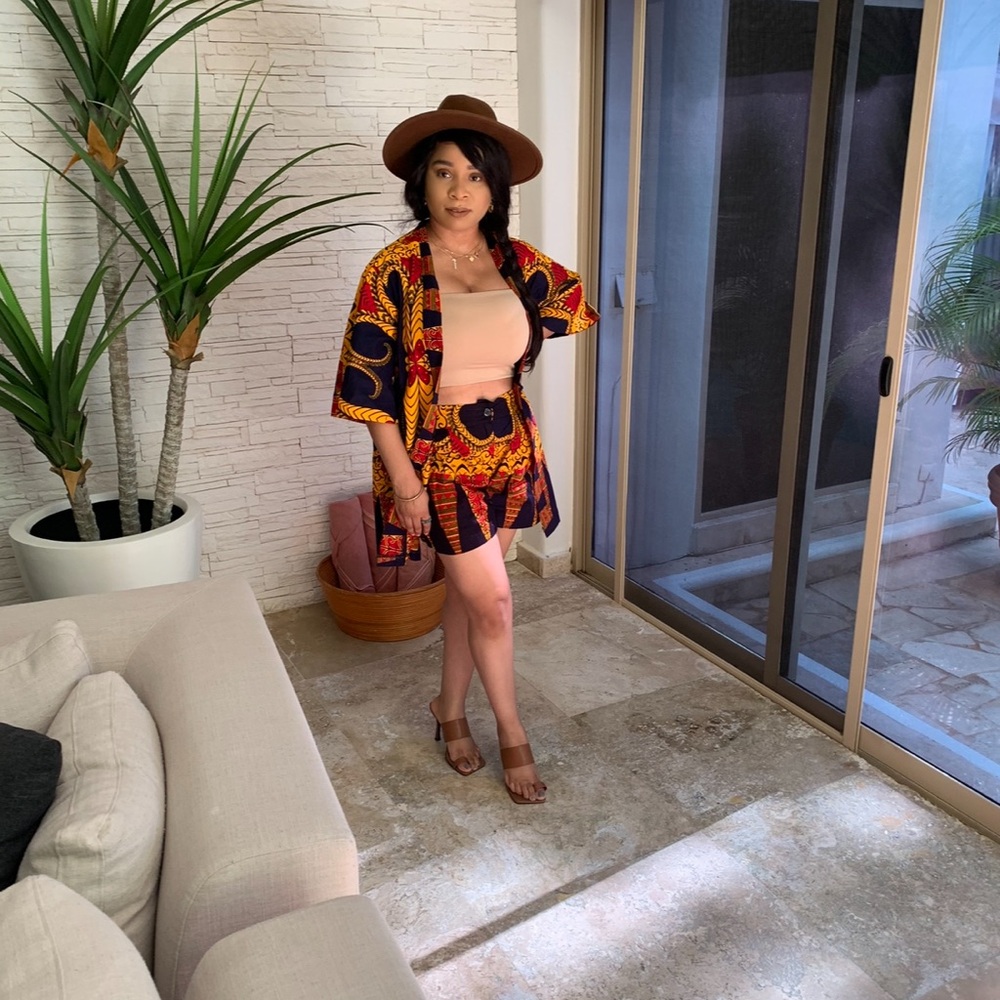 short & Kimono 2 pc set